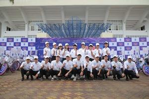 Khai mạc đạp xe diễu hành Tháng Phòng chống cháy nổ 2018