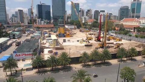 Hiện trạng The Sun Tower trong khu phức hợp Grand Marina