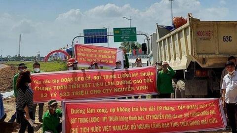 Doanh nghiệp dự án cao tốc Trung Lương - Mỹ Thuận có chây ì nợ mua vật liêu xây dựng?