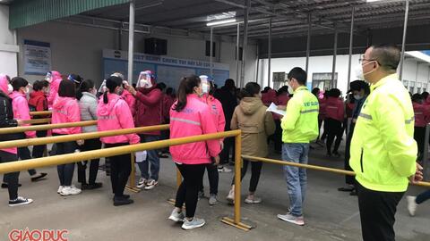 Toàn bộ công nhân của Công ty Viet Glory đã đi làm trở lại