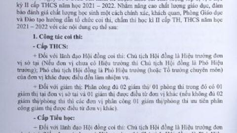 Phòng Giáo dục (huyện Như Xuân, Thanh Hóa) vi phạm nguyên tắc đánh giá học sinh