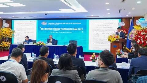 ĐHCĐ Vinaconex: Đặt mục tiêu tăng trưởng gấp gần 3 lần, tăng cường tìm kiếm quỹ đất tại 5 huyện ngoại thành Hà Nội sắp lên quận