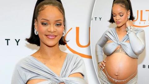Nhan sắc rực rỡ của Rihanna, Angelina Jolie, Beyoncé... khi mang thai