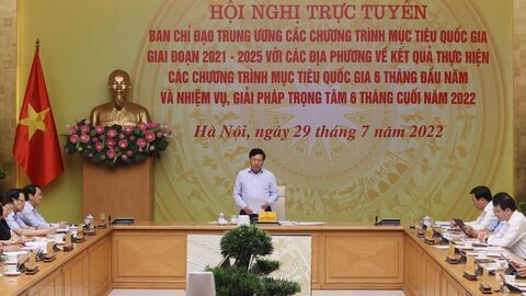 Đẩy nhanh tiến độ giải ngân vốn ngân sách thực hiện Chương trình mục tiêu quốc gia