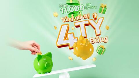 Vietcombank triển khai chương trình “Gửi tiền trúng tiền” lên tới gần 4 tỷ đồng