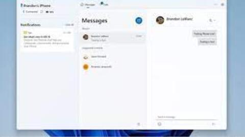 Người dùng có thể nhắn tin iMessage qua máy tính Windows 11