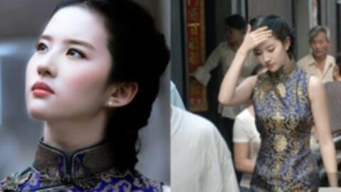 Ảnh Lưu Diệc Phi diện sườn xám ở hậu trường gây sốt: Nhan chất và khí chất tiên tử bất bại qua cam thường