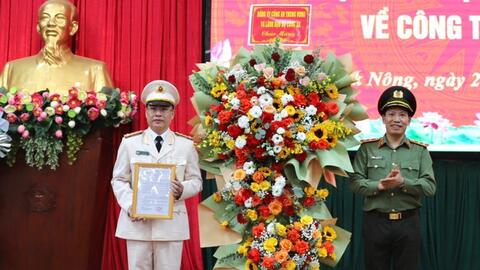 Điều động, bổ nhiệm Giám đốc, Phó Giám đốc Công an 3 tỉnh