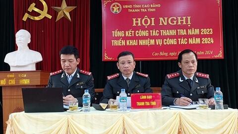 Cao Bằng: Tăng cường thanh tra, kiểm tra trách nhiệm của thủ trưởng các cơ quan, đơn vị
