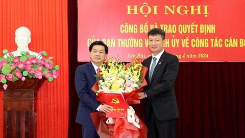 Chánh Văn phòng Thanh tra tỉnh được bổ nhiệm Phó Trưởng ban Nội chính Tỉnh ủy