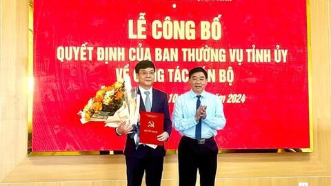 Bí thư Thị uỷ Thái Hoà giữ chức Bí thư Đảng uỷ khối Các cơ quan tỉnh