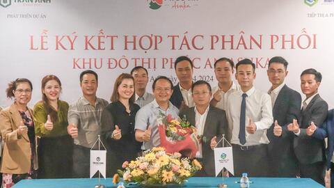 Trần Anh Group và Song Vi Group Miền Tây ký kết hợp tác Dự án Khu đô thị Phúc An Asuka