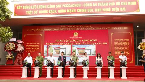 TP Hồ Chí Minh ra mắt Trung tâm Giáo dục cộng đồng về PCCC&CNCH