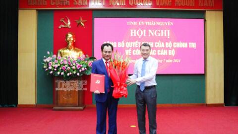 Đồng chí Trịnh Việt Hùng giữ chức Bí thư Tỉnh ủy Thái Nguyên
