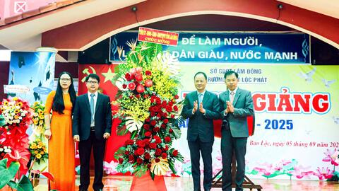 Lâm Đồng: Hơn 336.000 học sinh chính thức bước vào năm học mới