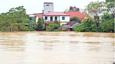 Phát lệnh báo động số III trên sông Phó Đáy ở Vĩnh Phúc