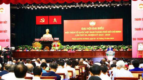 Khai mạc Đại hội Đại biểu Mặt trận Tổ quốc Việt Nam Thành phố Hồ Chí Minh lần thứ XII