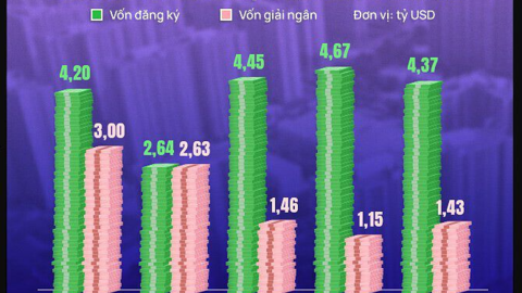 [Infographic] Nhìn lại dòng vốn FDI vào bất động sản 5 năm qua
