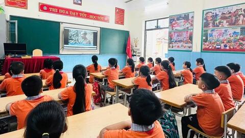 Trường học ở Phú Thọ tổ chức nhiều hoạt động thiết thực kỷ niệm sinh nhật Bác