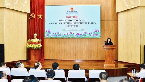 Công bố Báo cáo quốc gia PISA Việt Nam chu kỳ 2022