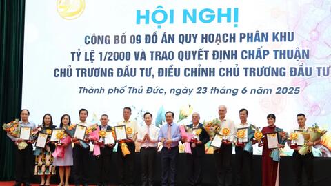 TP Thủ Đức công bố 9 đồ án quy hoạch phân khu