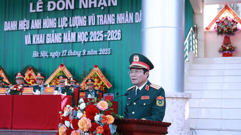 Học viện Hậu cần đón danh hiệu Anh hùng LLVTND và khai giảng năm học mới