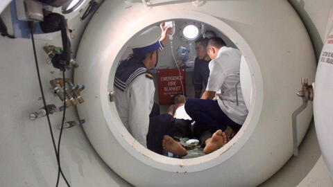 Kịp thời cấp cứu ngư dân bị giảm áp nặng ở ngư trường Trường Sa