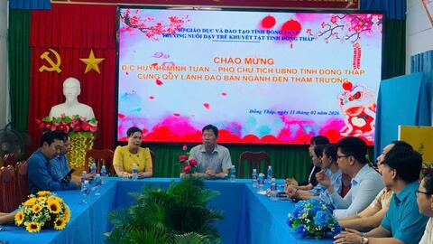 Đồng Tháp tăng cường trợ giúp giáo dục người khuyết tật