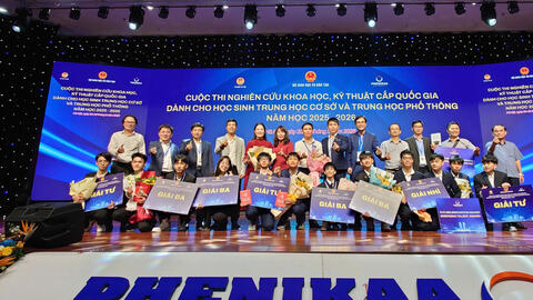 Học sinh Quảng Trị đạt 6 giải tại Cuộc thi nghiên cứu KHKT cấp quốc gia
