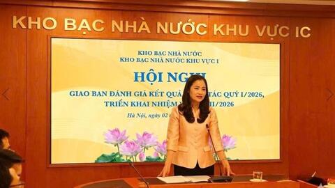 Kho bạc Nhà nước khu vực I: Hoàn thành toàn diện các mặt công tác quý I/2026