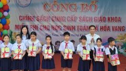 Địa phương đầu tiên cả nước miễn phí sách giáo khoa cho 100% học sinh