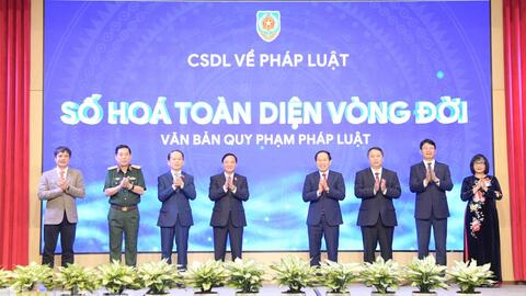 Khai trương Cơ sở dữ liệu quốc gia về pháp luật phiên bản mới