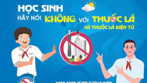 Phòng chống tác hại thuốc lá: Tiếng nói từ phía học sinh
