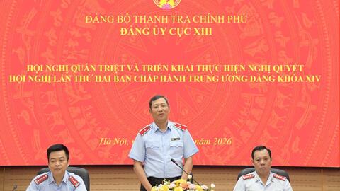Đảng ủy Cục XIII triển khai thực hiện Nghị quyết Hội nghị Trung ương 2 khóa XIV