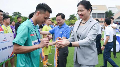 Chính thức khai mạc Giải bóng đá công nhân, viên chức Việt Nam 2026