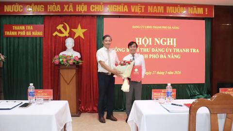 Công bố quyết định bổ nhiệm và chỉ định Bí thư Đảng ủy Thanh tra thành phố Đà Nẵng