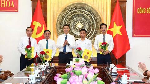Thanh Hóa kiện toàn đội ngũ cán bộ chủ chốt ở nhiều cơ quan, đơn vị