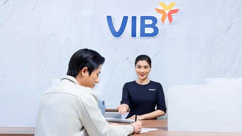VIB lãi 5.180 tỷ đồng, tài sản vượt 580 nghìn tỷ trong 6 tháng