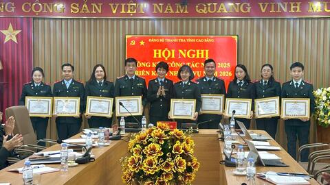 Cao Bằng: Đảng bộ Thanh tra tỉnh gắn công tác xây dựng Đảng với nhiệm vụ chuyên môn