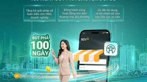 "100 ngày chuyển đổi số" tại Thủ đô: BIDV và những giải pháp trợ lực công nghệ, tài chính