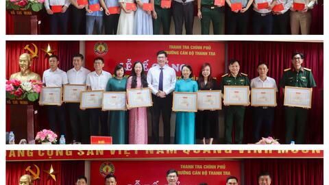 Gần 120 cán bộ thanh tra hoàn thành khóa bồi dưỡng Thanh tra viên chính Khóa 04/2026