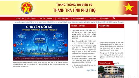 Thanh tra Phú Thọ: Chuyển đổi số, bảo đảm thủ tục hành chính thông suốt