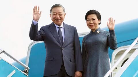 Tổng Bí thư, Chủ tịch nước Tô Lâm cùng Phu nhân lên đường thăm Nga, Pháp và dự Hội nghị Thượng đỉnh Không gian vũ trụ