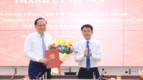 Thứ trưởng Bộ Nông nghiệp và Môi trường làm trợ lý Bí thư Thành ủy Hà Nội
