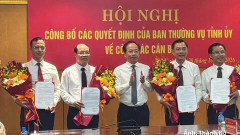 Hà Tĩnh điều động, luân chuyển, bổ nhiệm nhiều cán bộ