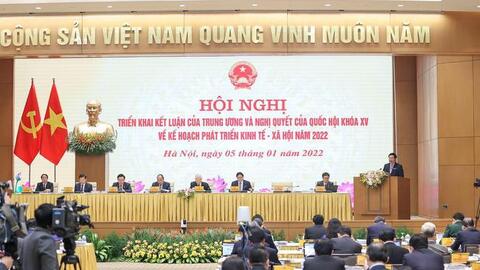 Nghị quyết 01 chính thức được ban hành: Chính phủ đặt mục tiêu tăng trưởng 6-6,5% năm 2022