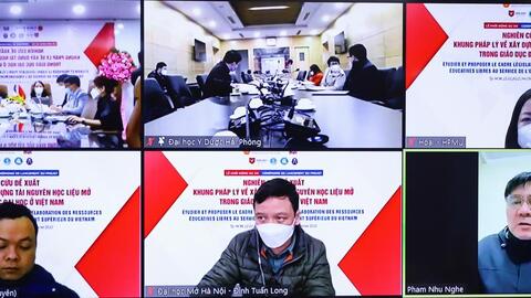 Xây dựng tài nguyên giáo dục mở phục vụ giáo dục đại học