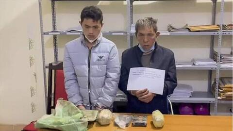 Lai Châu: Bắt quả tang 2 bố con mua ma túy từ Điện Biên về bán