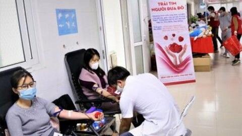Huyện Gia Lâm hưởng ứng Ngày hội hiến máu "Giọt hồng nhà giáo"