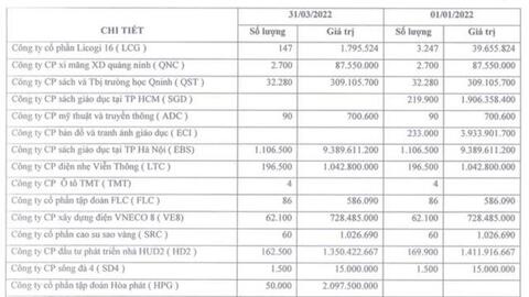 Đầu tư CMC: Nhờ bán cổ phiếu, quý 1 lãi 5,2 tỷ đồng – vượt luôn chỉ tiêu lợi nhuận của cả năm 2022
